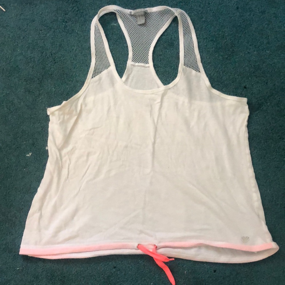 Forever 21 Mesh Back Tank top